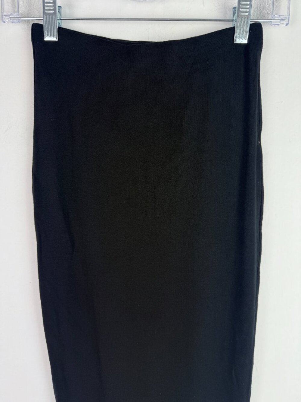 NWOT Naked Wardrobe NW Midi Skirt Black Pull On Size Small S NEW - Picture 3 of 9
